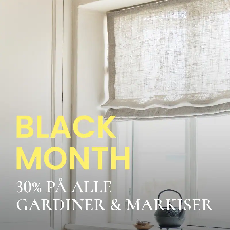 Spar 30% på foldegardiner