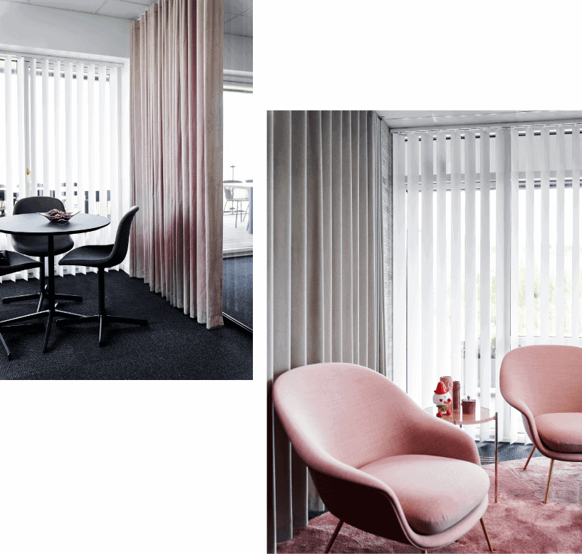 Skab et godt kontormiljø med gardiner til erhverv