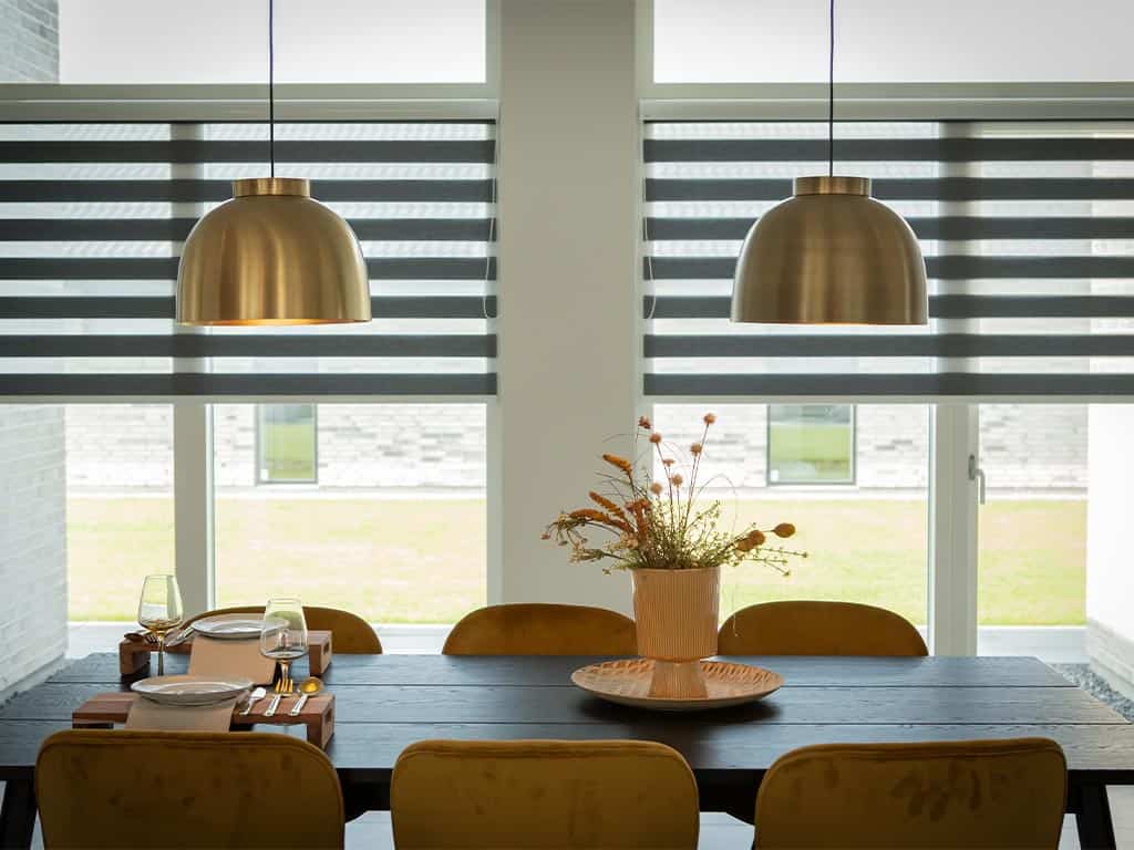 Duo gardin på badeværelse