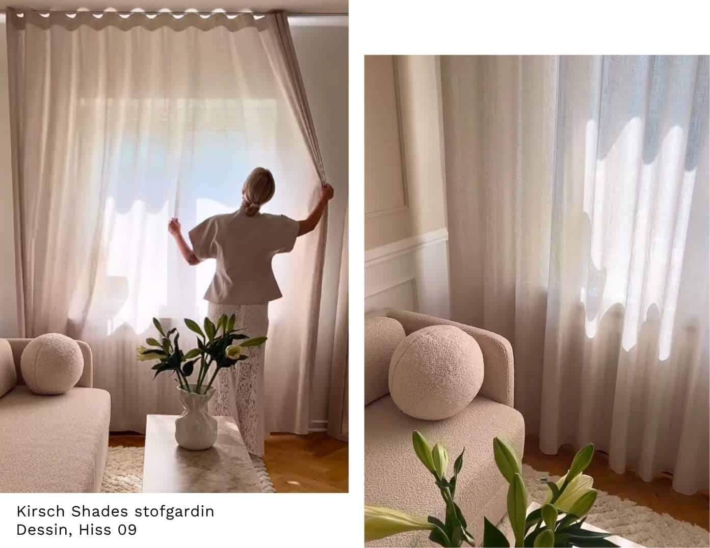 Mørklægningsgardiner til Julie Lycks hjem