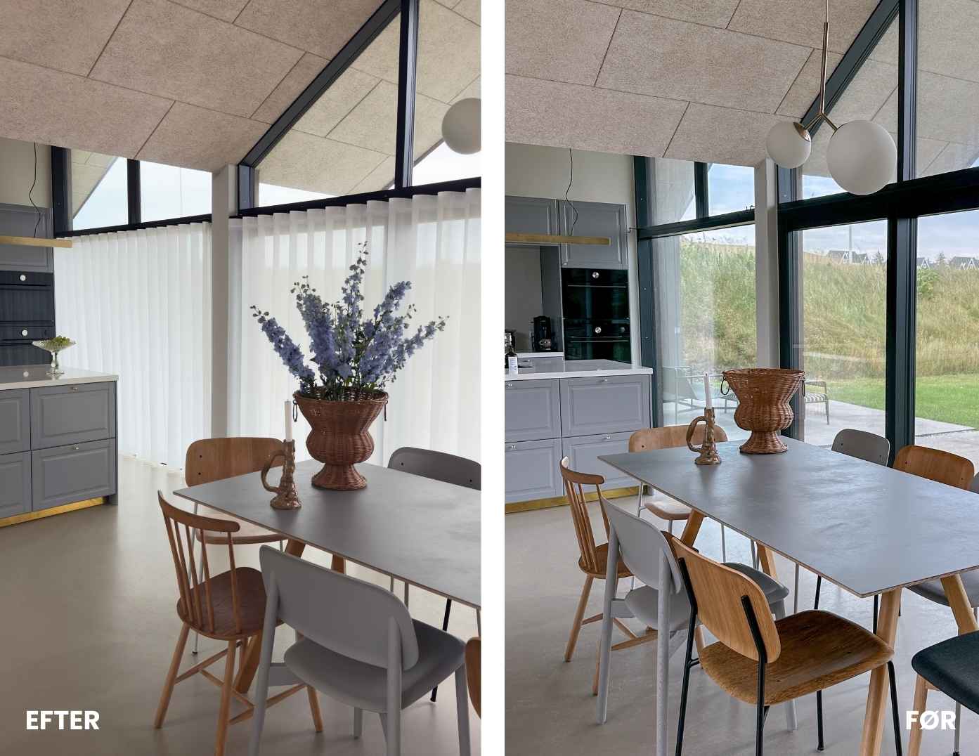 Mørklægningsgardiner til Julie Lycks hjem