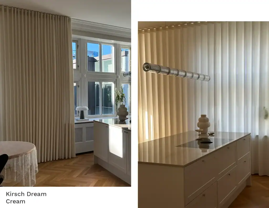 SEGA | Kirsch-kollektionen består af ni tekstilserier, der er udviklet specifikt til at sy stofgardiner og foldegardiner. Kollektionen er udviklet til dig, der ønsker gennemtænkt design, høj kvalitet og et moderne udtryk. I denne artikel får du et overblik over alle ni serier, deres kvaliteter og de egenskaber, der gør dem relevante i forskellige rum og indretninger.