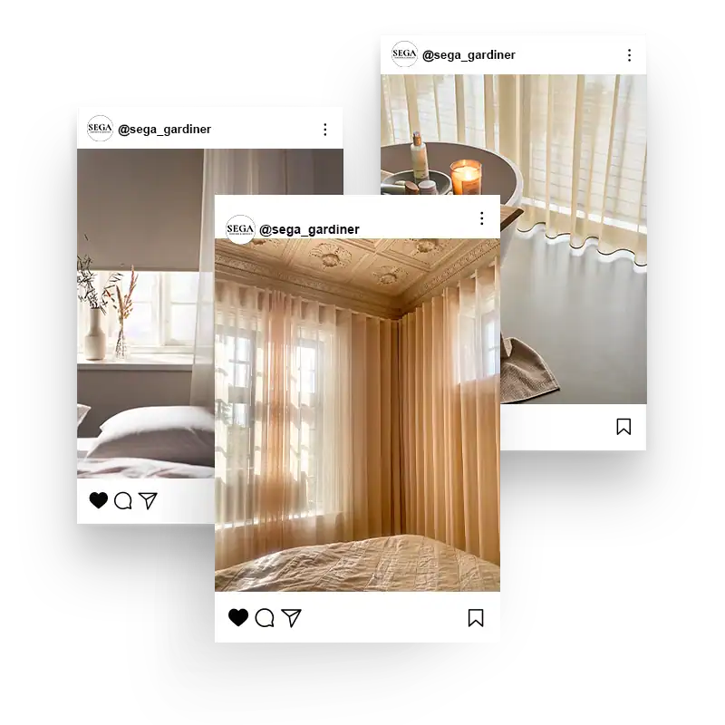 SEGA gardiner og markiser