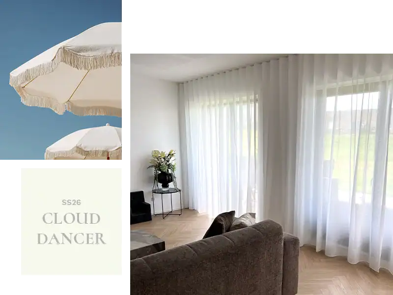 Cloud dancer gardinfarve