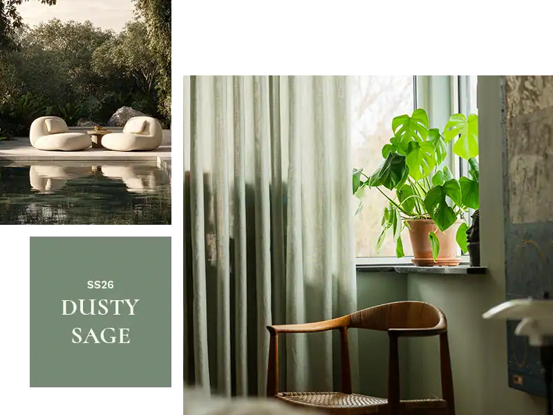 Dusty sage gardinfarve